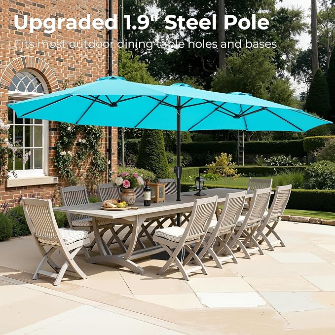 SUPERJARE 15FT Outdoor Patio Umbrella - Image 2
