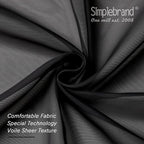 Simplebrand Black Tier Curtains - Image 6