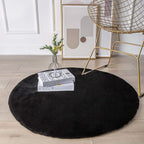 Ashler HOME DECO Ultra Soft Faux Rabbit Fur Chair Couch Cover Area Rug - Image 2
