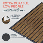 ubdyo Extra Durable Door Mat Outside Entrance | Dirt Trapping, Non-Slip Backing - Image 4