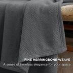 Bedsure GentleSoft 100% Cotton Blanket King Size - Image 3