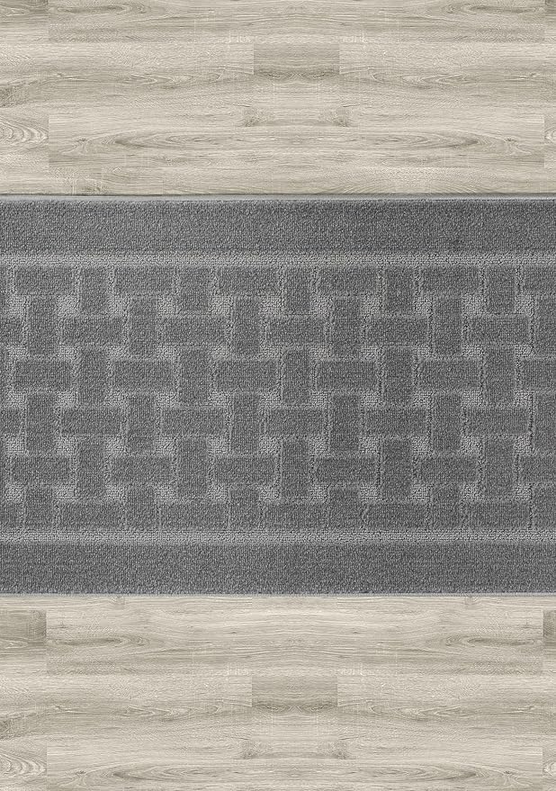Runner Rug 2 ft, Small Size Non-Slip Washable Rug, Rubber Backing, Rolled in Box by ORFAHOME