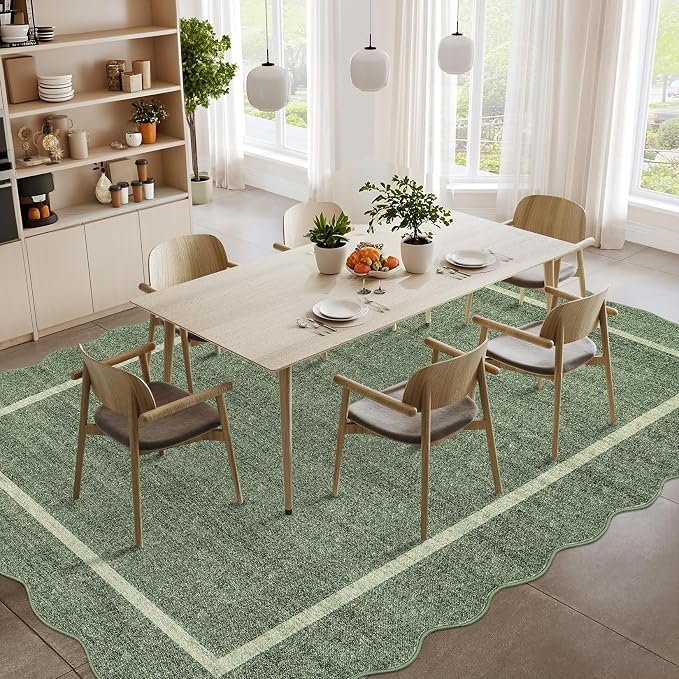 GarveeHome Scalloped Large Area Rug 10x13 Rug - Image 7