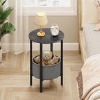 Vagusicc Round Side Table End Table - Image 7