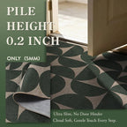 Lahome Semi Circle Easy Jute Kitchen Runner Rug - Image 4