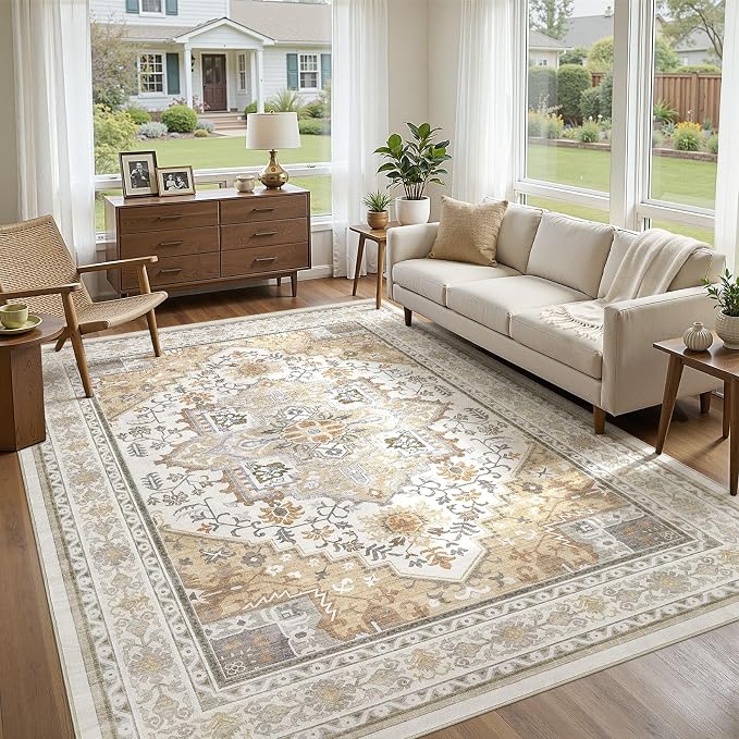 UERMEI 10x14 Area Rug for Living Room - Image 4