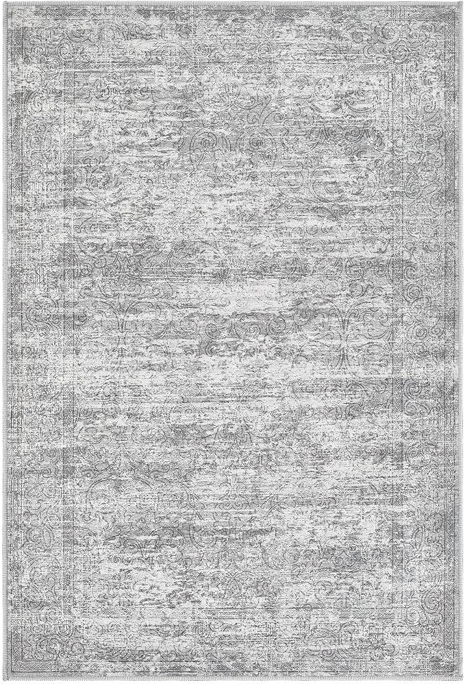 DMOYEST 2x3 Entryway Area Rug: Washable Neutral Modern Abstract Small Rug - Image 8