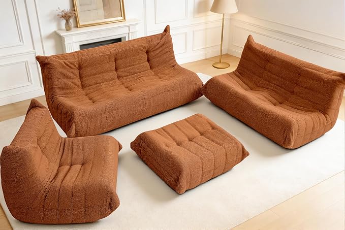 Bean Bag Pouf Ottoman, Foot Stool, Foot Rest - Image 6