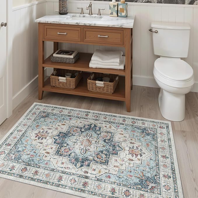 Madane Washable Entry Rug 3x4 Area Rugs - Image 4