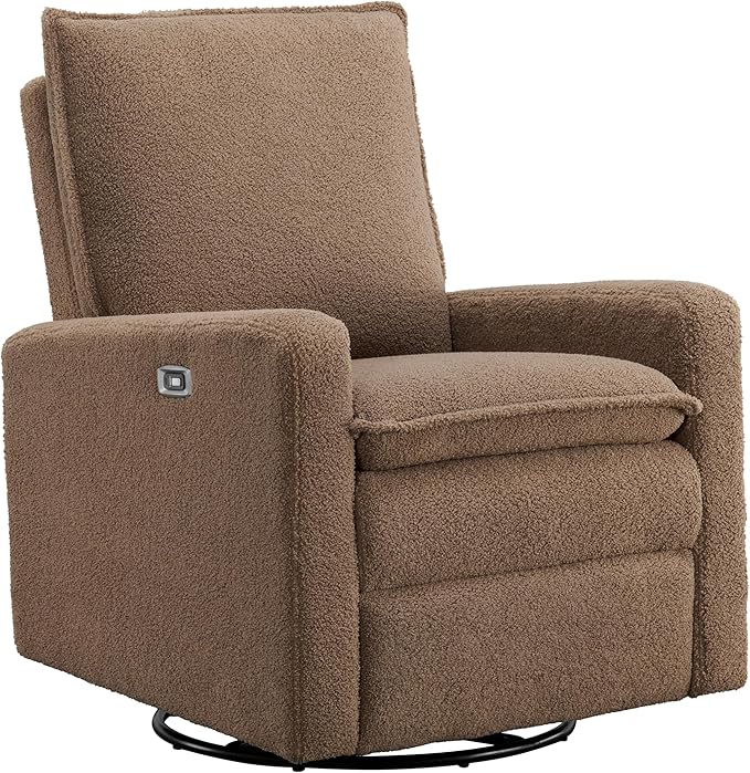 Oxford Baby Uptown Power Recliner/Glider, Teddy Brown by OxfordBaby