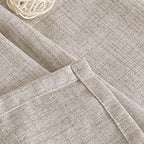 YoungsTex Linen Curtains 52 x 98 Inch 2 Panels, Filtering Drapes Grommet | - Image 5