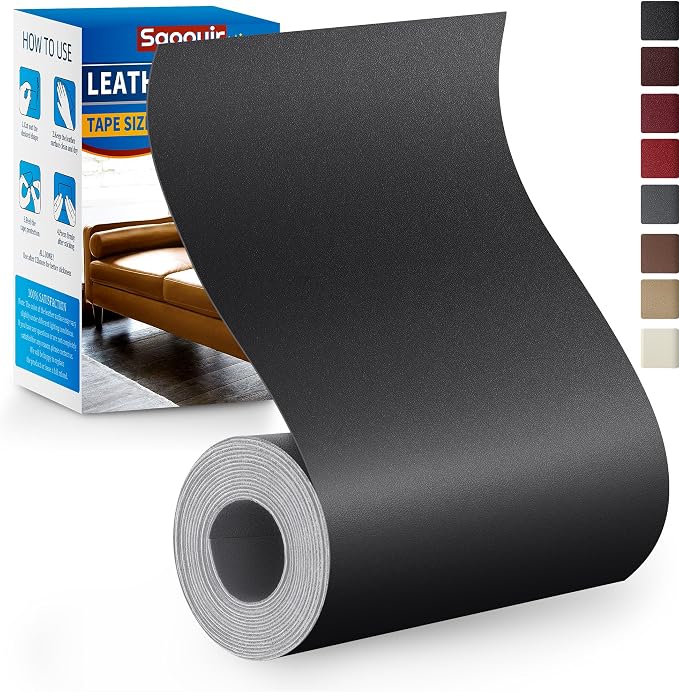 Leather Repair Patch Tape Kit, Vinyl Leather Repair Kit by Sgooyir