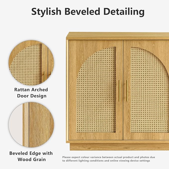 FORTUNETEC Sideboard Buffet Cabinet - Image 3