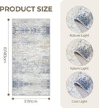 3x6 Runner Rug Non Slip, Washable Hallway Runner Rug, Nursery Room, Soft Runner - Image 2