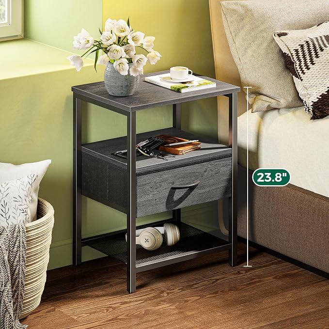 Huuger Nightstand Set of 2, Night Stand - Image 4
