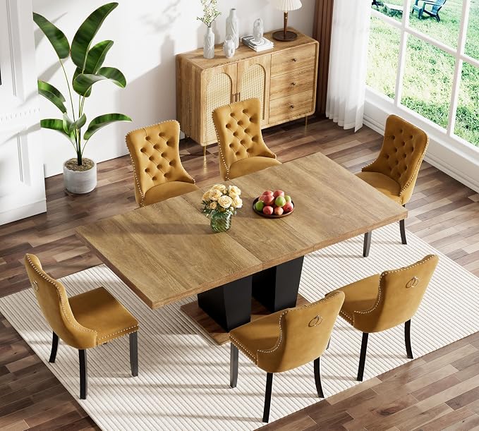 Henf 7 Pieces Extendable Dining Table Set - Image 2
