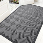OLANLY Front Door Mat Outside Entrance 59x34, Waterproof Heavy-Duty Doormat | by OLANLY