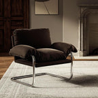 Modway Ansel Performance Velvet Accent Chair in Chocolate Brown - Image 2