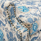 Pia Ricco Set of 2 Floral Accent Chairs, High Back Upholstered Armchairs - Image 5