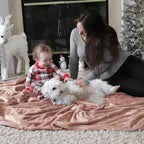 Bedsure GentleSoft Fleece Throw XL Blanket Dusty Pink - Image 7