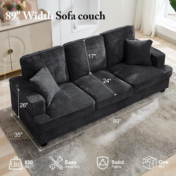 Korser 89" Couches for Living Room - Image 2