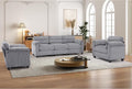 HAOMARKETS Corduroy Sofa Set, Upholstered Armchair Set of 2 and 3-Seater Sofa by HAOMARKETS