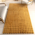 nuLOOM Jeni Gold Checkered Washable Area Rug by nuLOOM