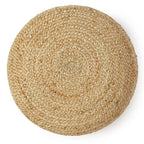 · REDEARTH · Jute Circular Low Pouf Ottoman - Image 8