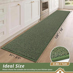 BEQHAUSE Kitchen Runner Rugs 31"x120", Kitchen Mats - Image 2