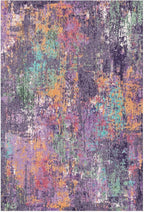 RELEANY Washable 4'x6' Abstract Area Rug - Image 9
