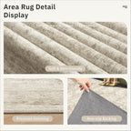 Soalmost Washable Kitchen Runner Rug 3x6 Hallway Entry Rugs Non-Slip, Foldable - Image 6
