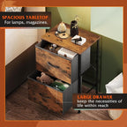 WLIVE Night Stand, Small Dresser - Image 5