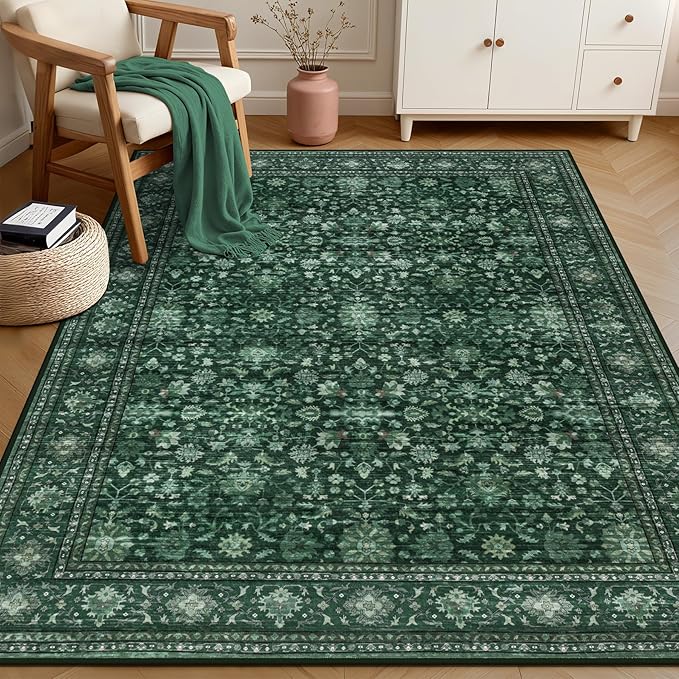 5x7 Area Rugs Living Room: Washable Rug - Image 3