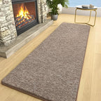 2x8 Runner Rug for Hallway, Long Runner Rugs Non Slip, Matte Brown | Soft - Image 3