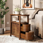 LITTLE TREE Solid Wood End Table Set 2 - Image 4