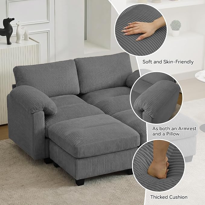61'' Modular Loveseat Sofa - Image 3