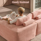 ovios 104" Cloud Boneless Couch - Image 8