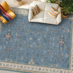 Blue Big Rugs for Living Room - Image 9