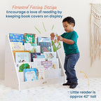 ECR4Kids Single-Sided Book Storage and Display, Montessori Furniture - Image 4