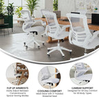 Flash Furniture Kelista Mid-Back Swivel Office Chair - Image 4