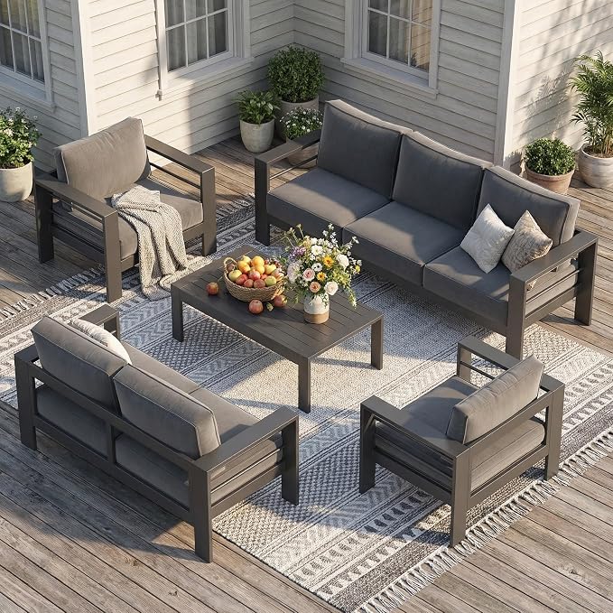 Solaste Aluminum Patio Furniture Set by Solaste