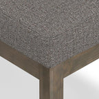 SIMPLIHOME Milltown Small Ottoman Bench - Image 7