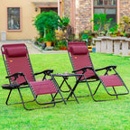 Outsunny Zero Gravity Chair Set - Image 2