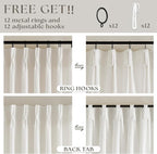 Natural 60 Inch Width Linen Pinch Pleated 92 Inch Long Curtains | Thick Linen - Image 5