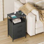 JARHETUN Nightstand Set of 2, Night Stands - Image 6