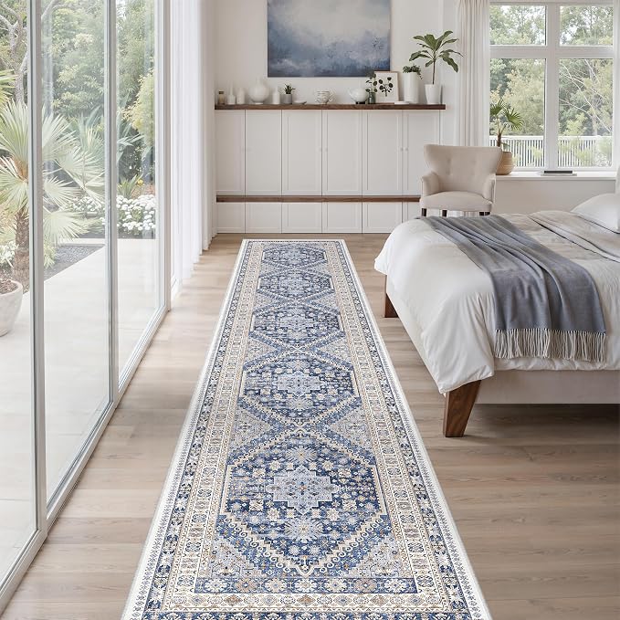 2x12 Runner Rug Non Slip, Washable Hallway Runner Rug, Laundry Room, Soft - Image 3