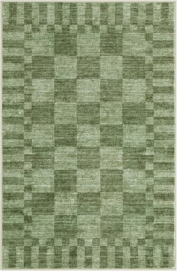 GarveeHome Checkered Washable 2x3 Rug Small Area Rugs Non-Slip - Image 6