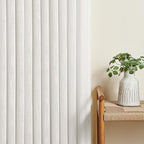 Beige White 72 Inch Pinch Pleated Linen Semi Sheer Curtains 2 Panels 40x72 | - Image 7