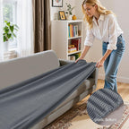 Hokway Stretch Couch Cushion Covers, Stretch Sofa Cushion Covers, Washable - Image 4
