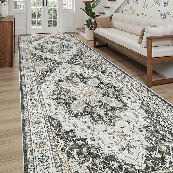 Madane 4x12 Wide Hallway Runner Rug Washable - Image 4